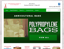 Tablet Screenshot of centralohiobagandburlap.com
